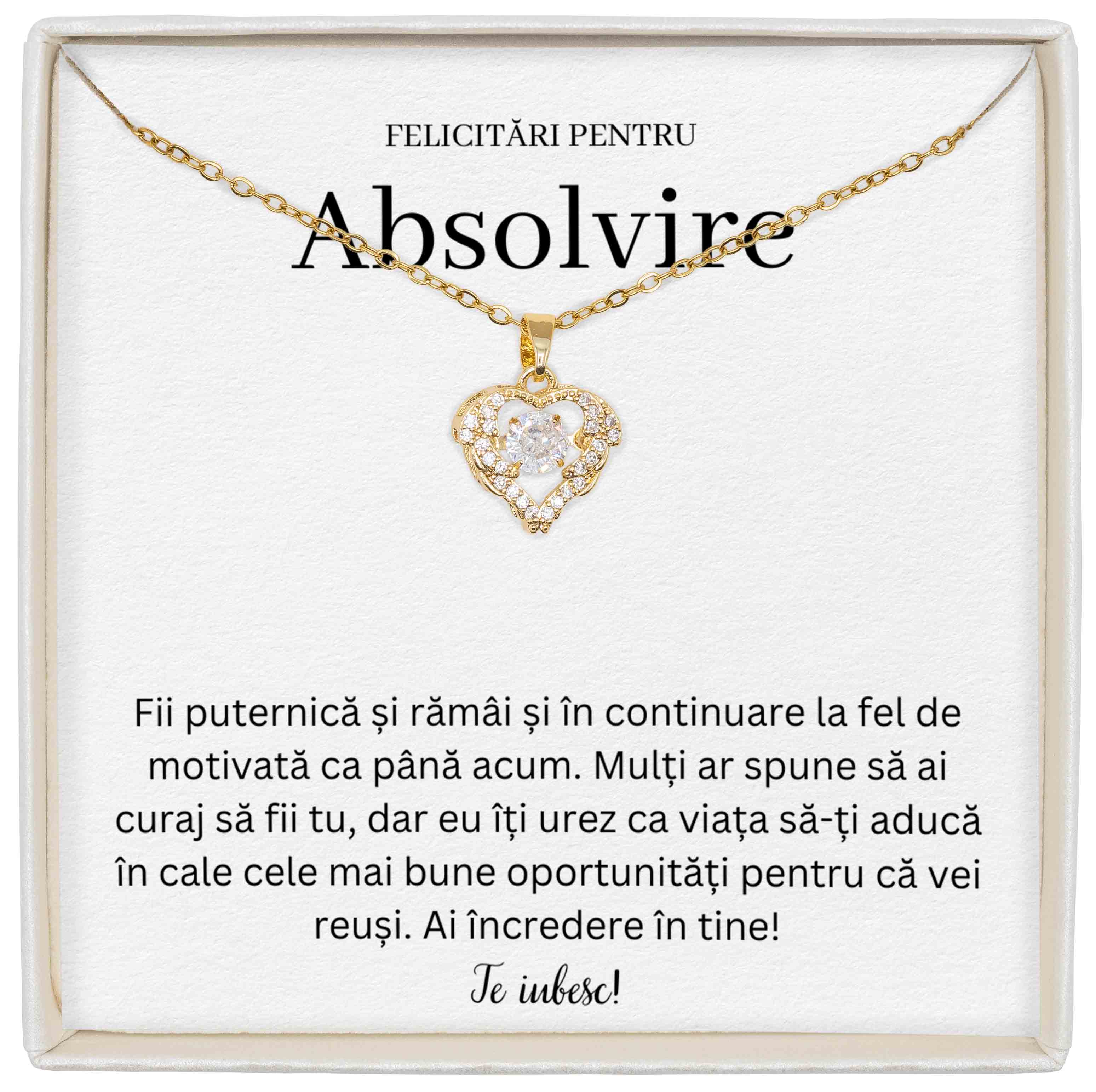 Colier True Love - Pentru Absolvire - Fii Puternică