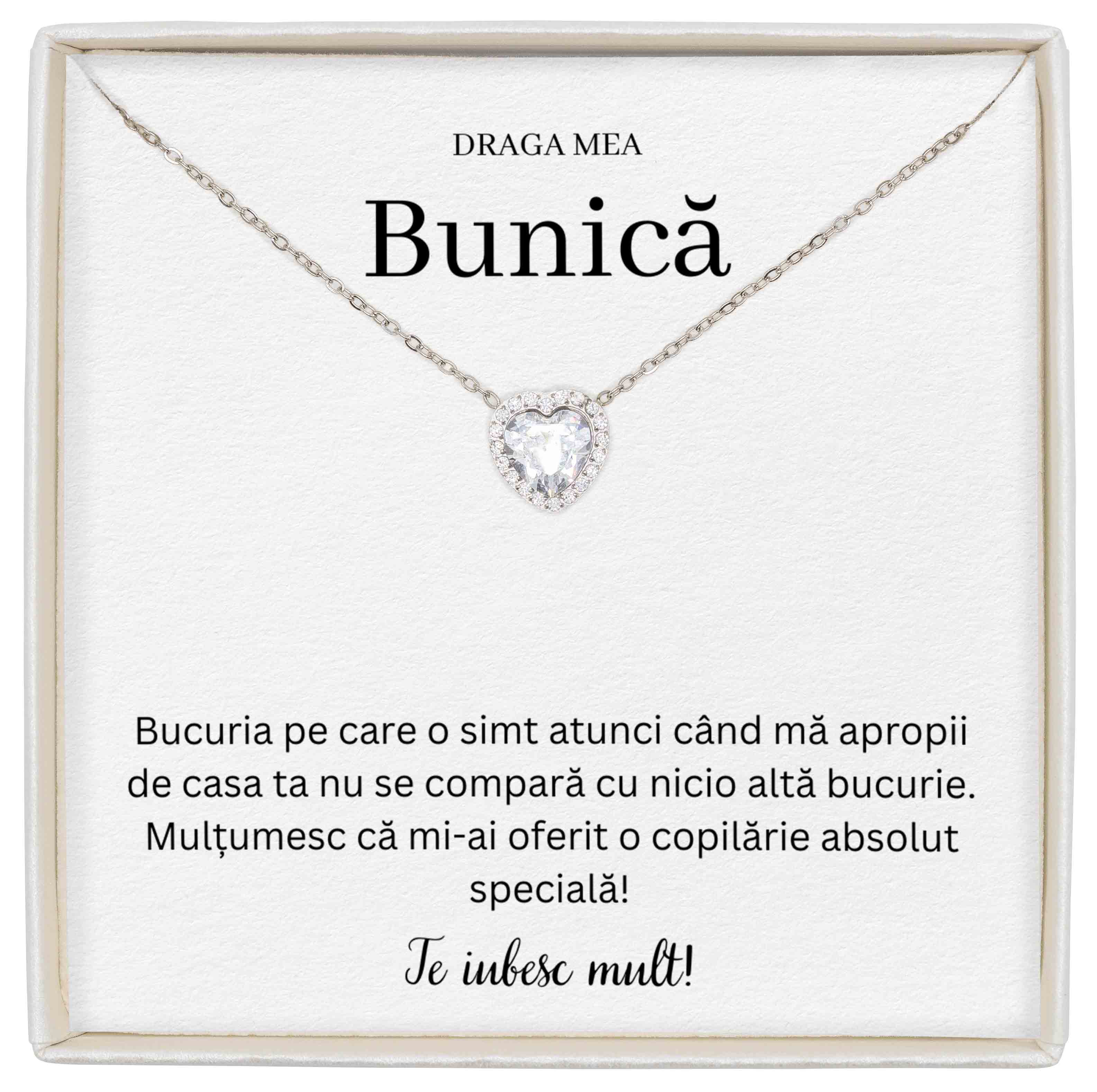 Colier Forever Yours - Pentru Bunică - Mulțumesc