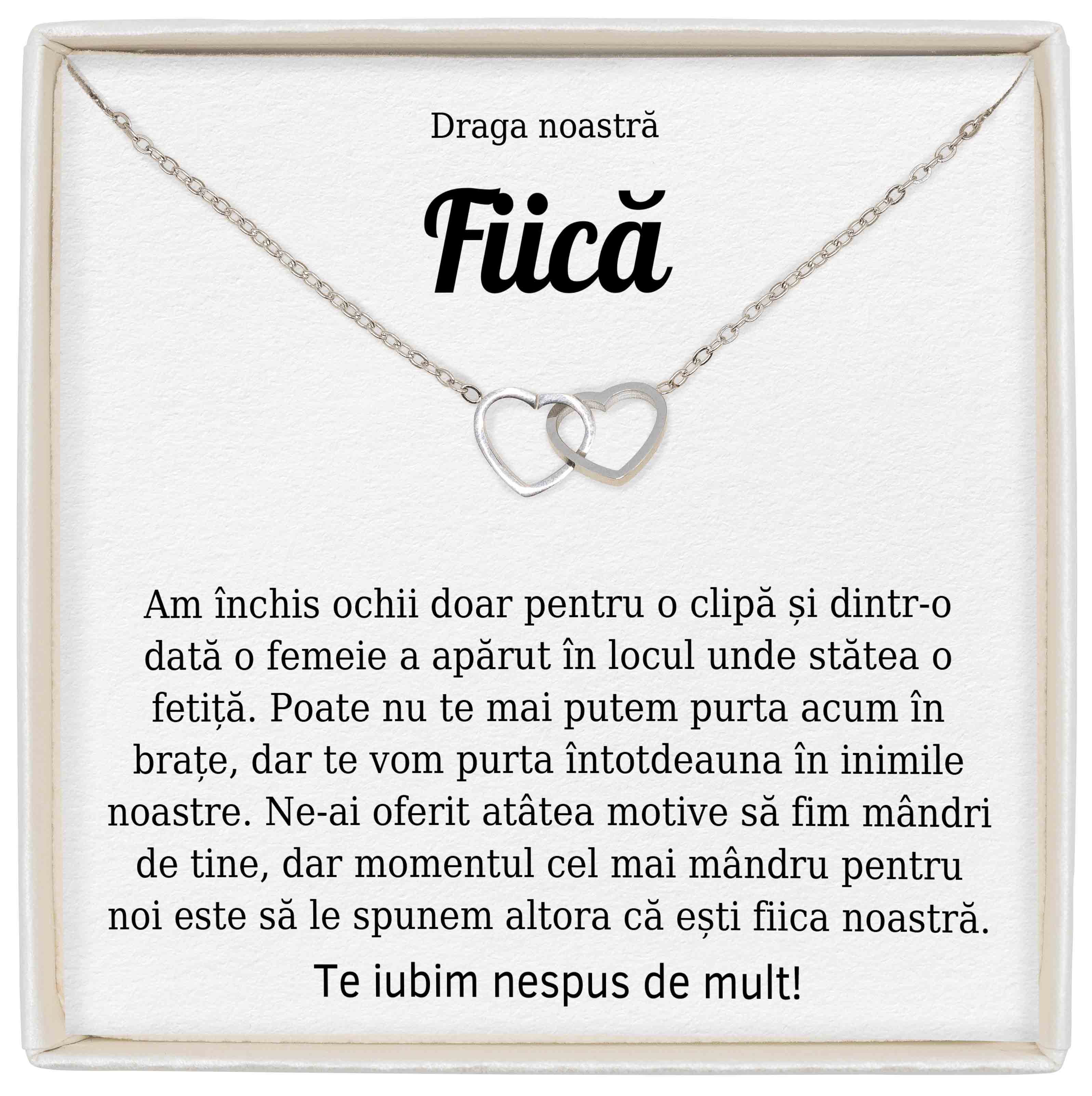 Colier Soulmate Spark - Pentru Fiică - Am Închis Ochii