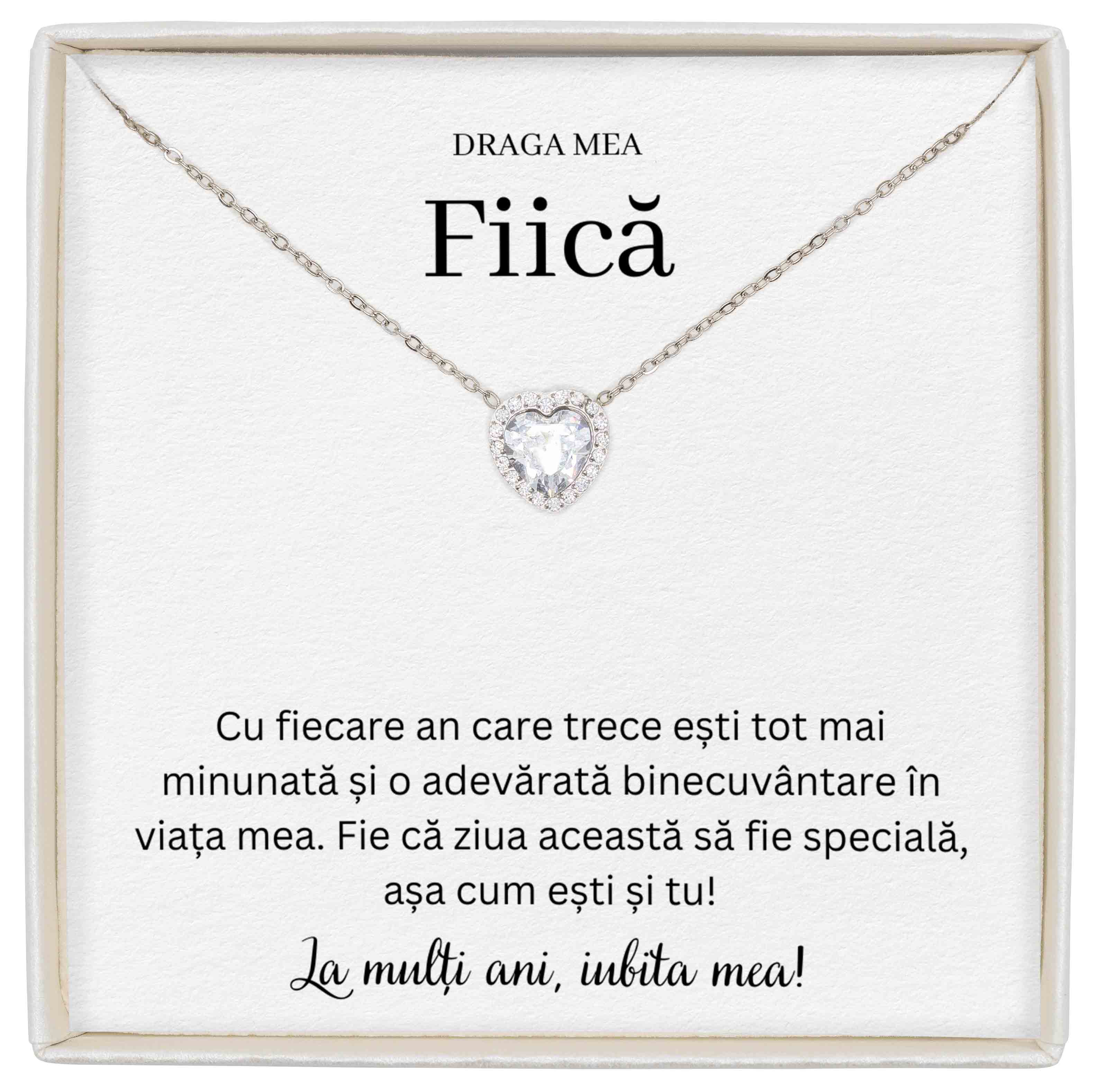 Colier Forever Yours - Pentru Fiică - Cu Fiecare An