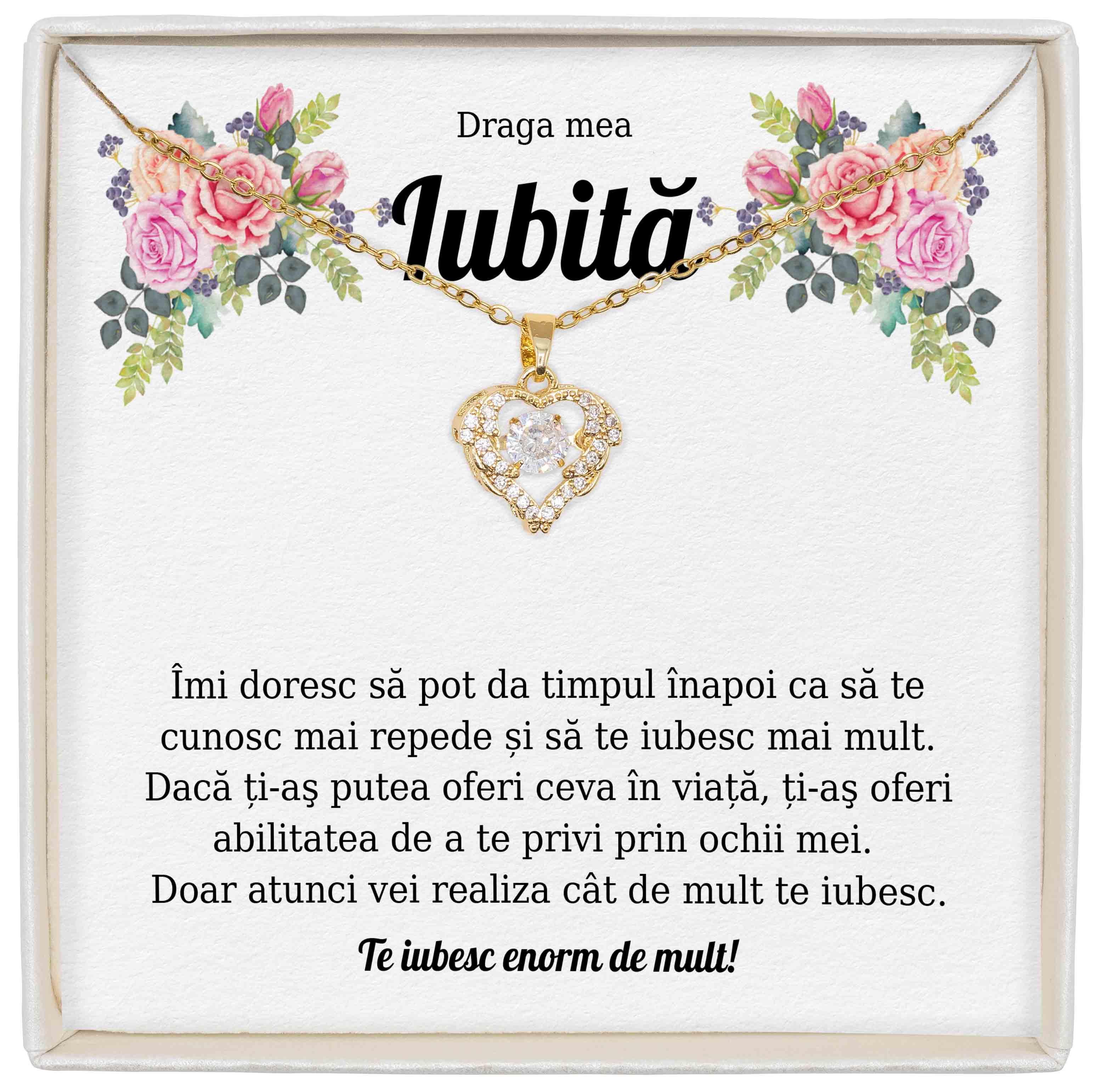 Colier True Love - Pentru Iubită - Cât De Mult Te Iubesc