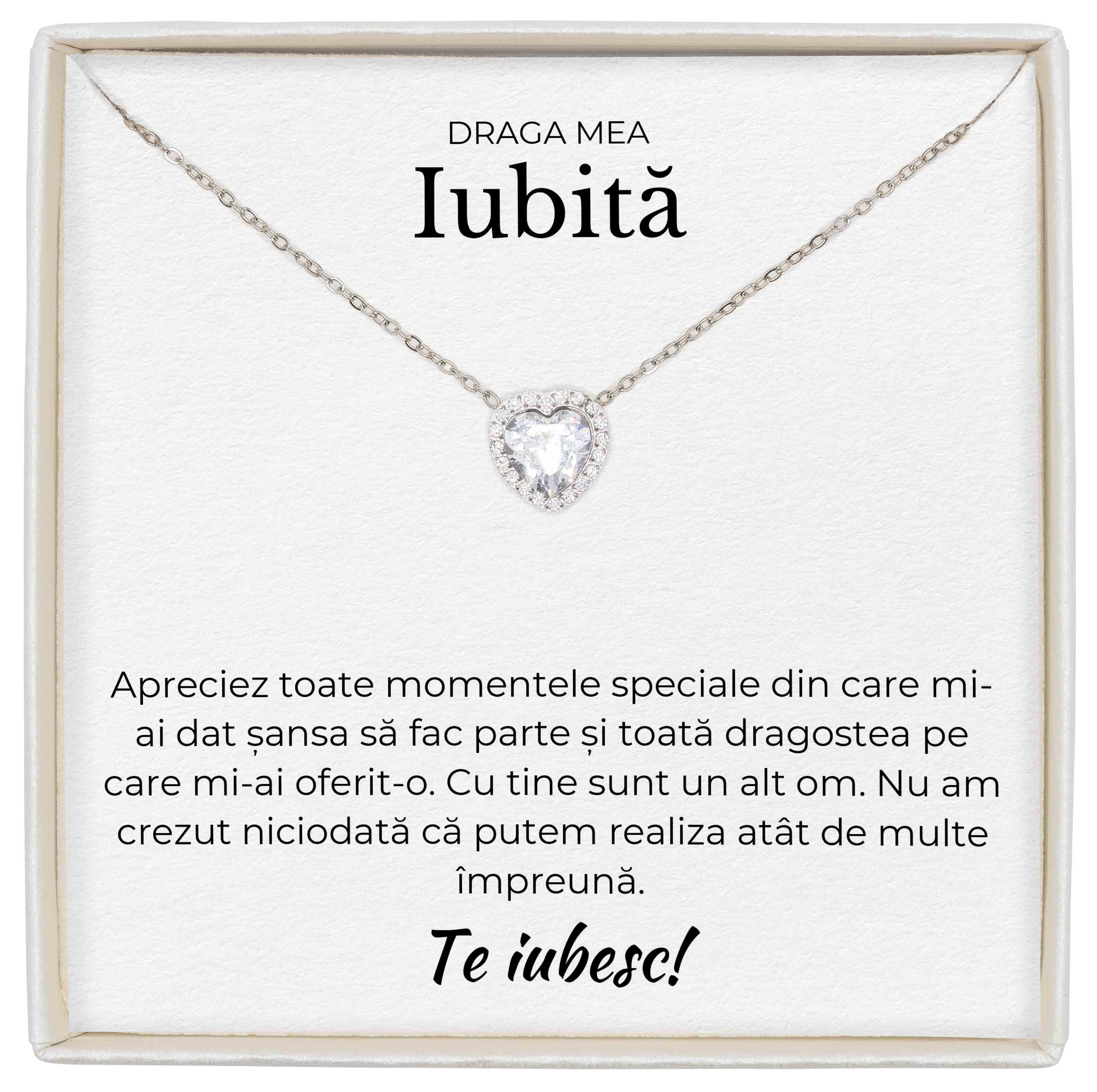 Colier Forever Yours - Pentru Iubită - Apreciez Toate Momentele