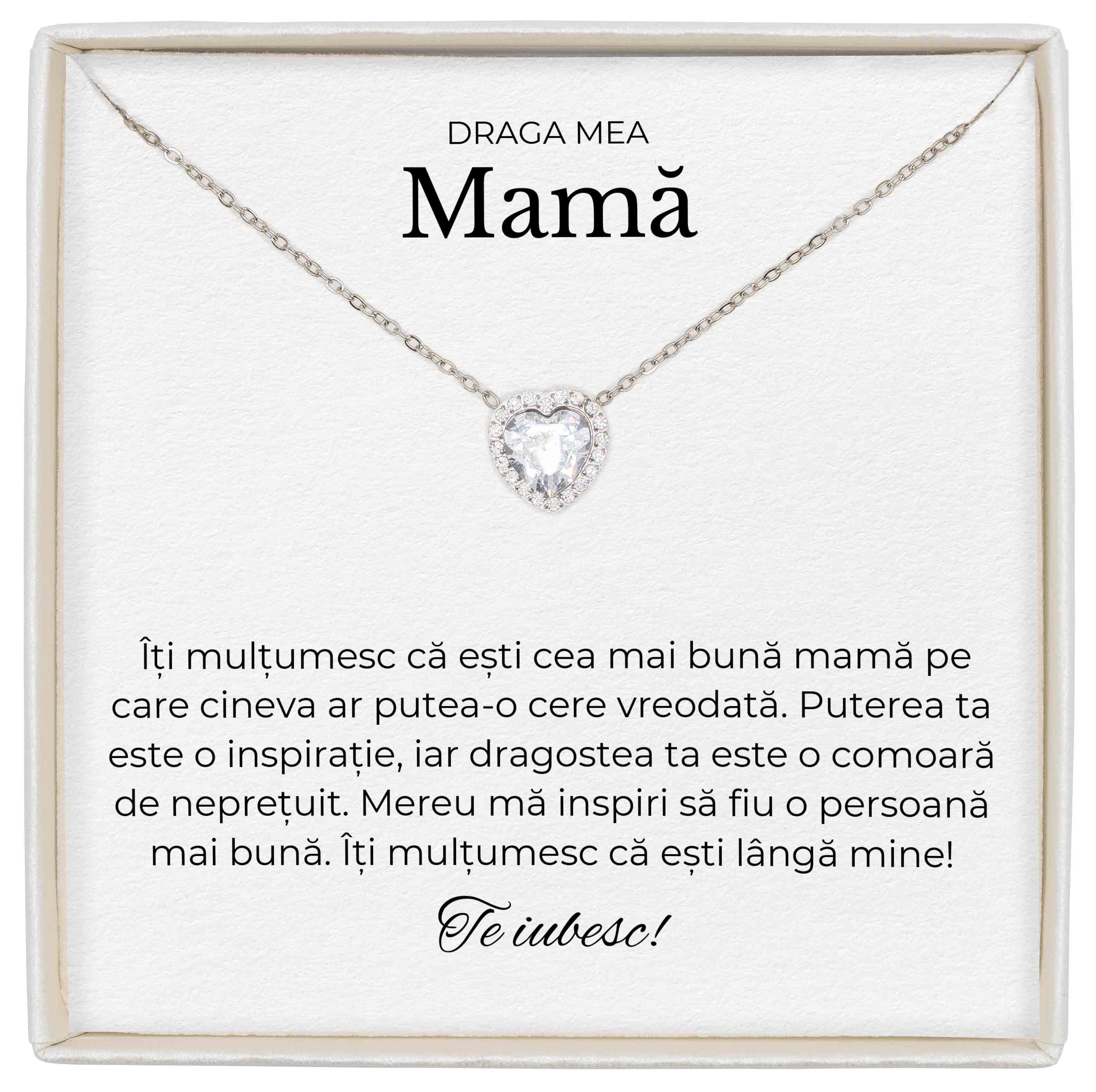 Colier Forever Yours - Pentru Mamă - Îți Mulțumesc