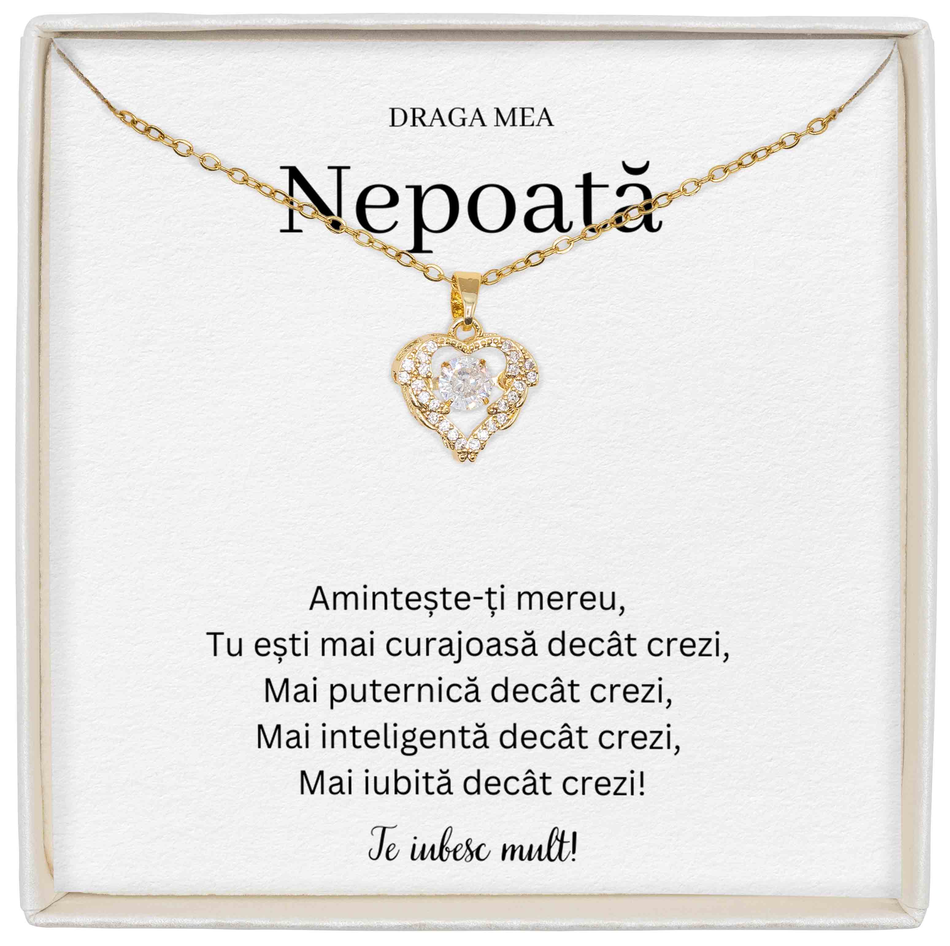 Colier True Love - Pentru Nepoată - Amintește-ți Mereu