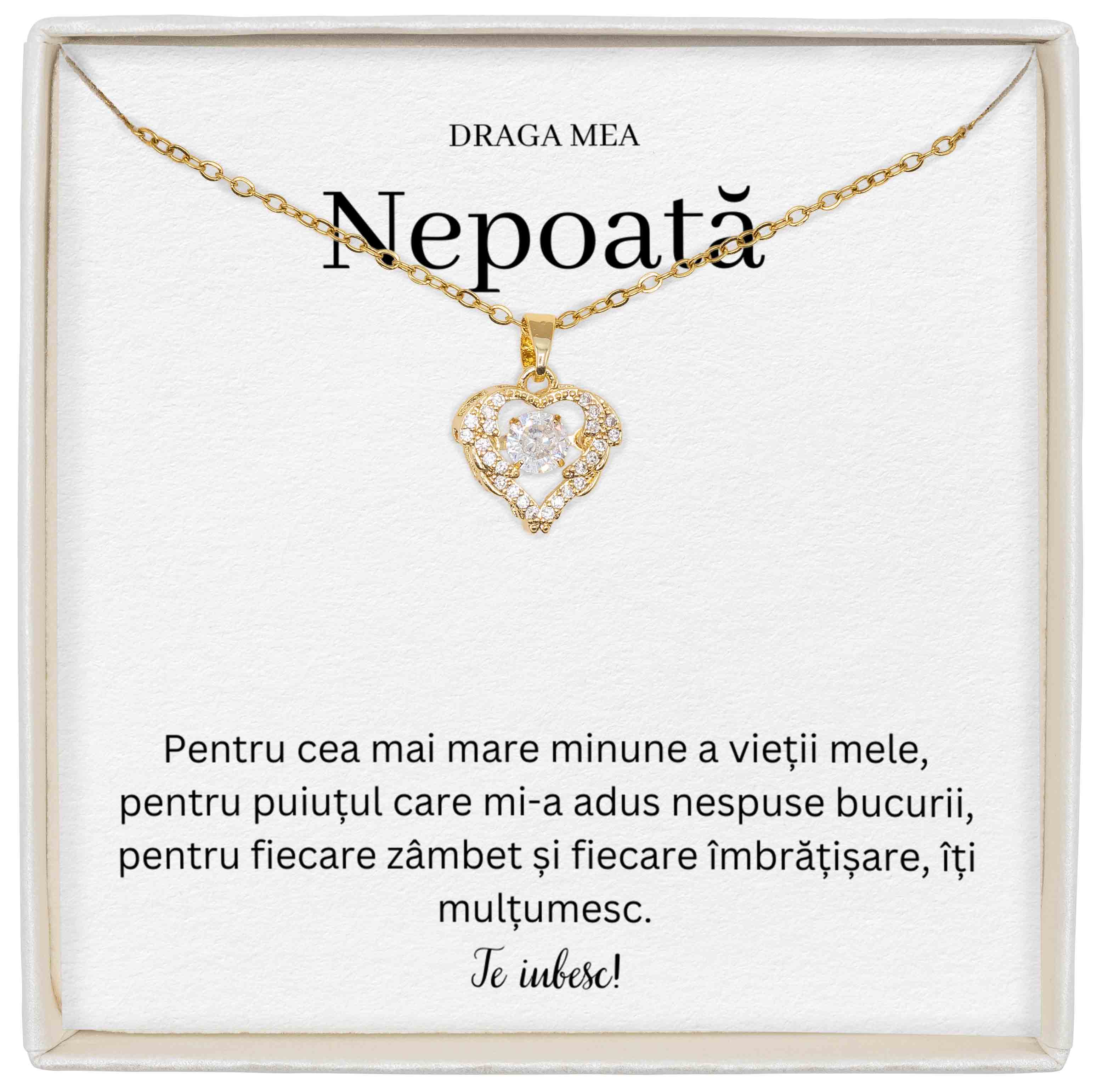 Colier True Love - Pentru Nepoată - Cea Mai Mare Minune