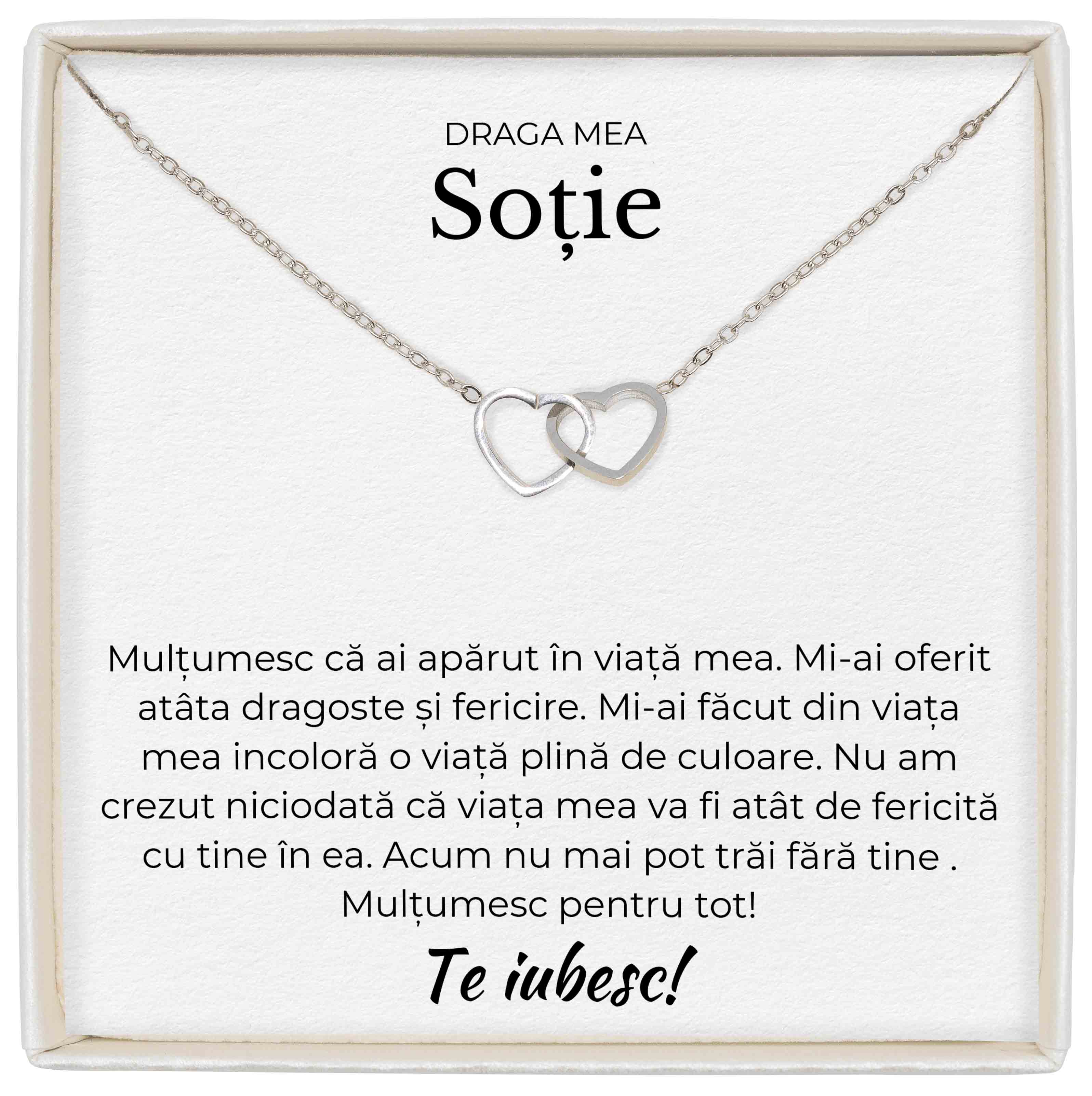 Colier Soulmate Spark - Pentru Soție - Mulțumesc