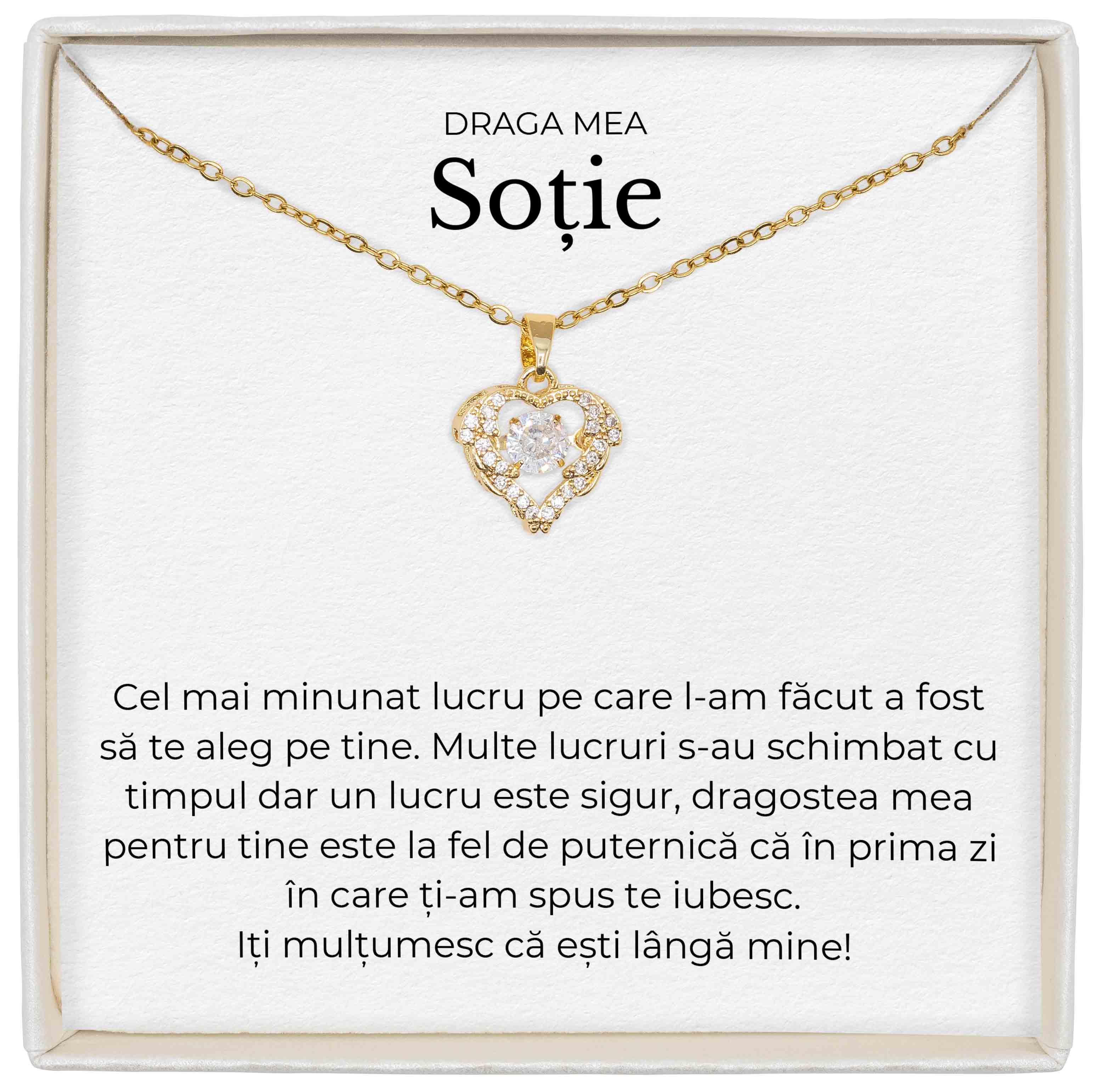 Colier True Love - Pentru Soție - Cel Mai Minunat Lucru
