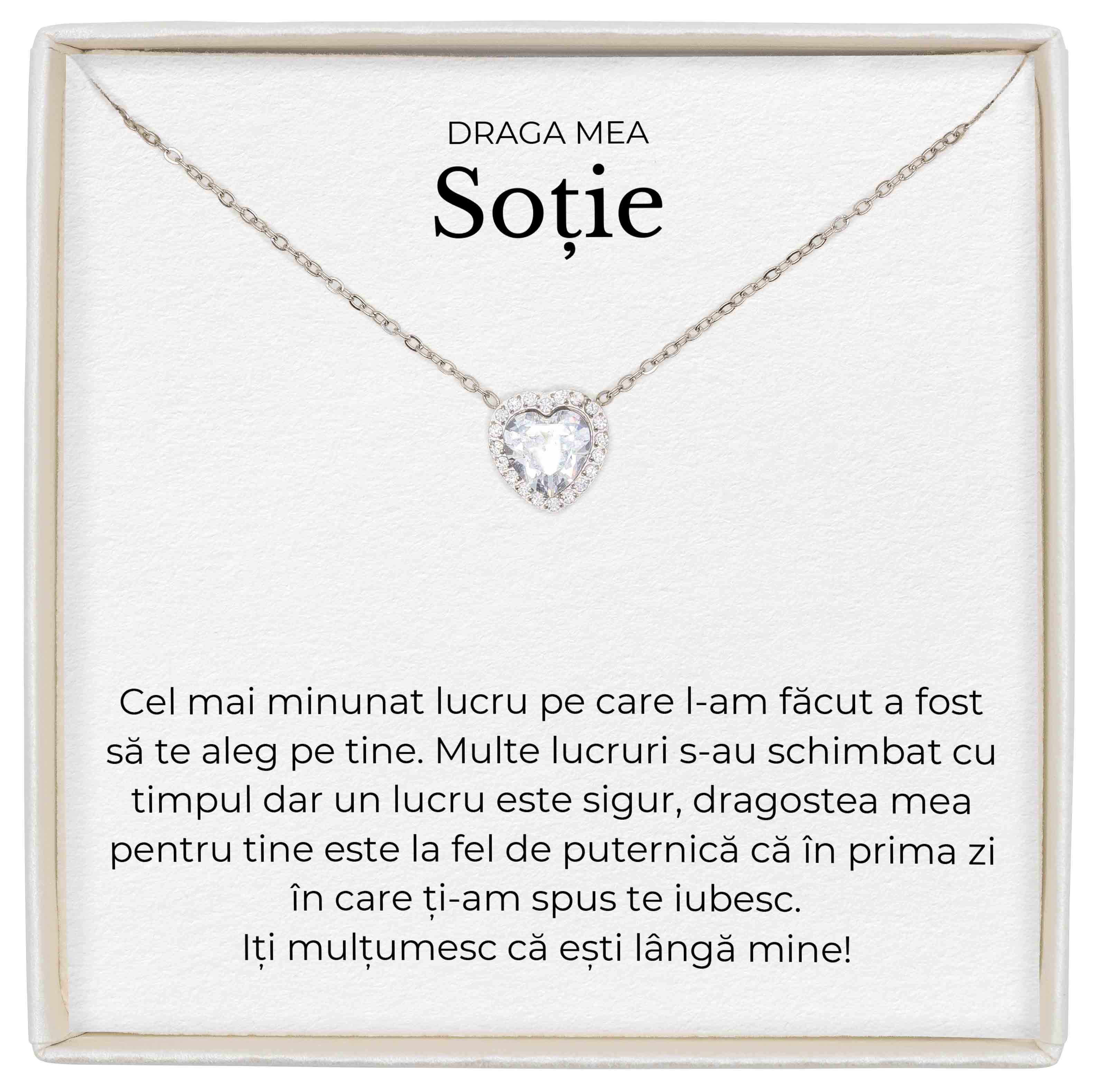 Colier Forever Yours - Pentru Soție - Cel Mai Minunat Lucru