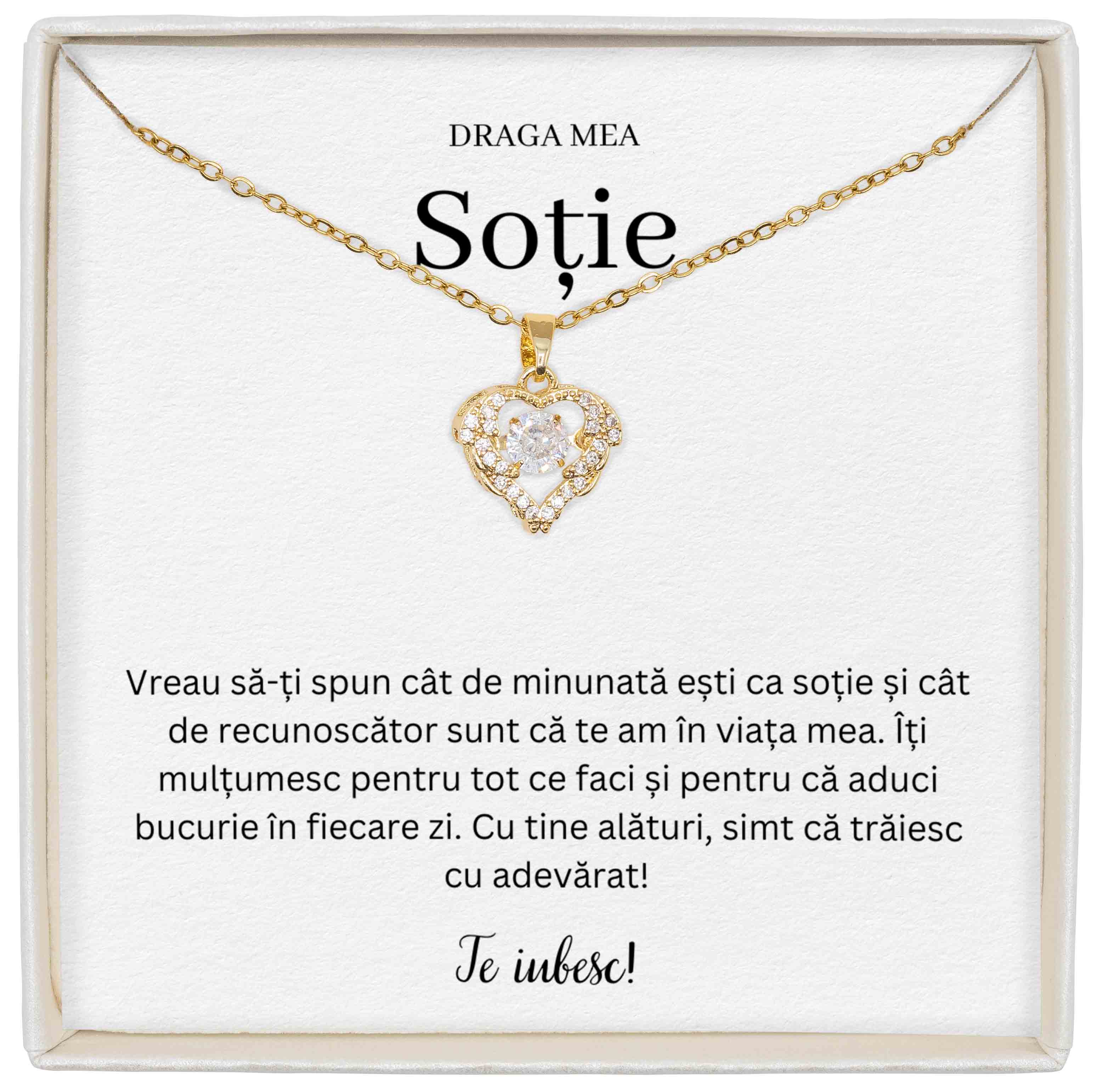 Colier True Love - Pentru Soție - Vreau Să-ți Spun