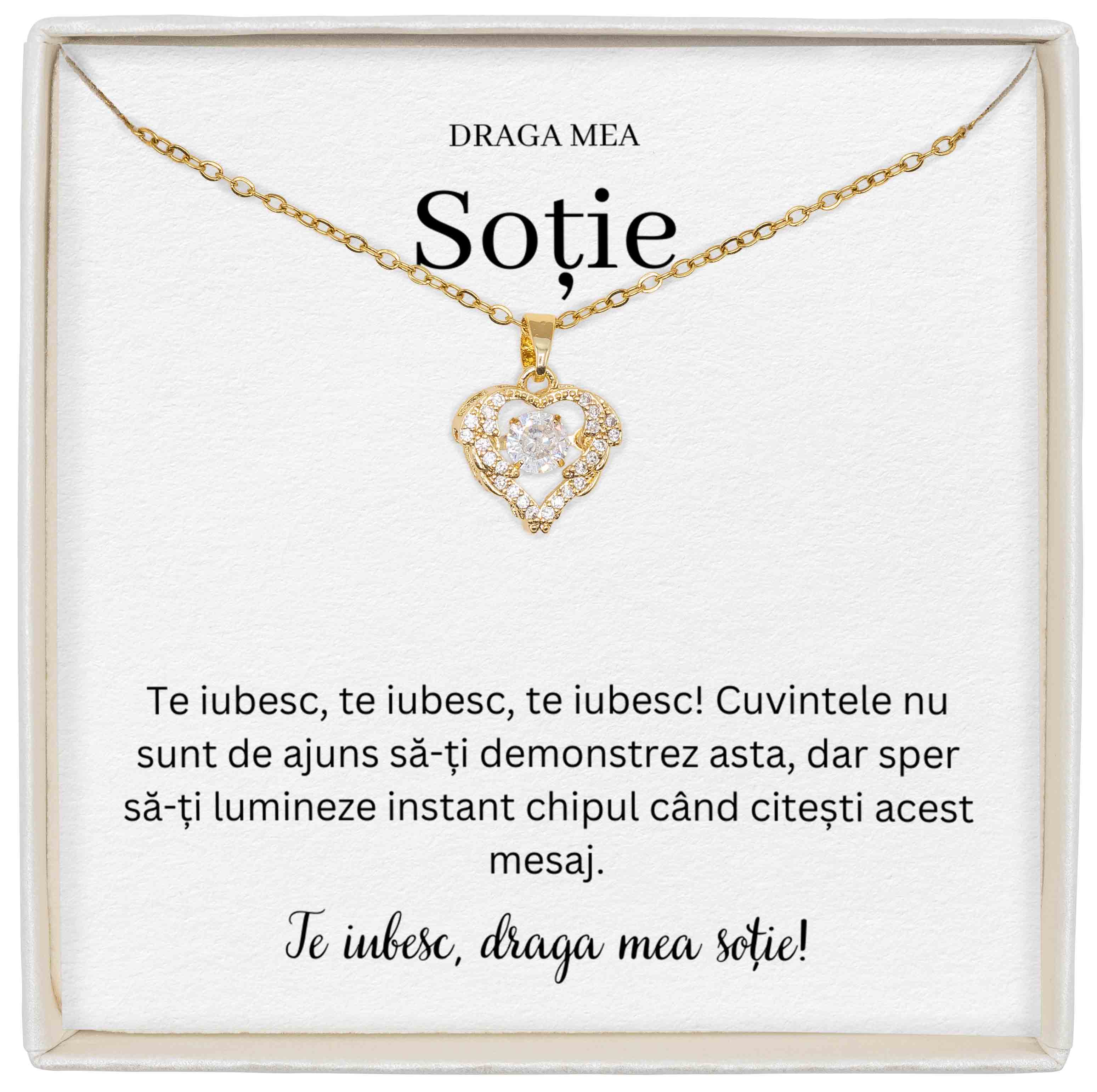 Colier True Love - Pentru Soție - Te Iubesc