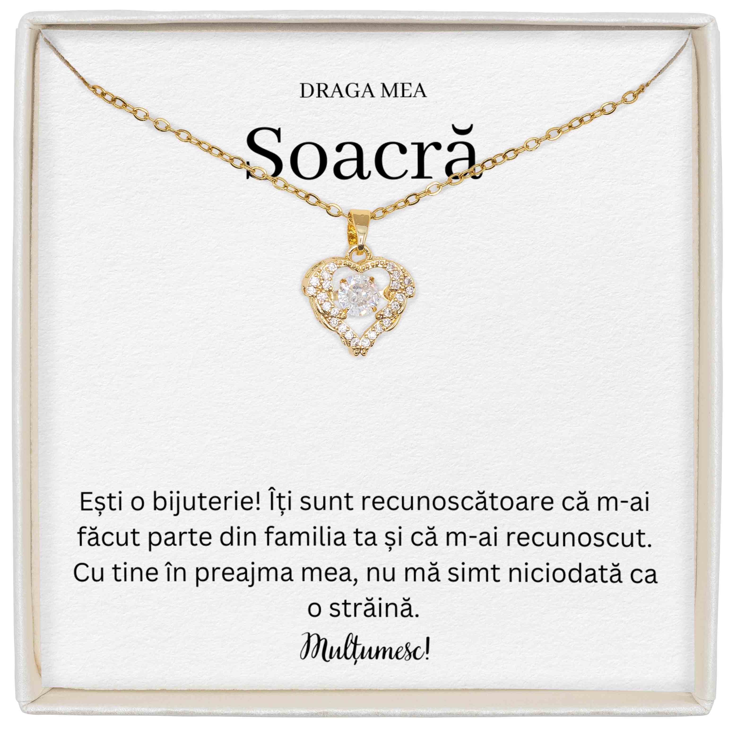 Colier True Love - Pentru Soacră - Ești O Bijuterie