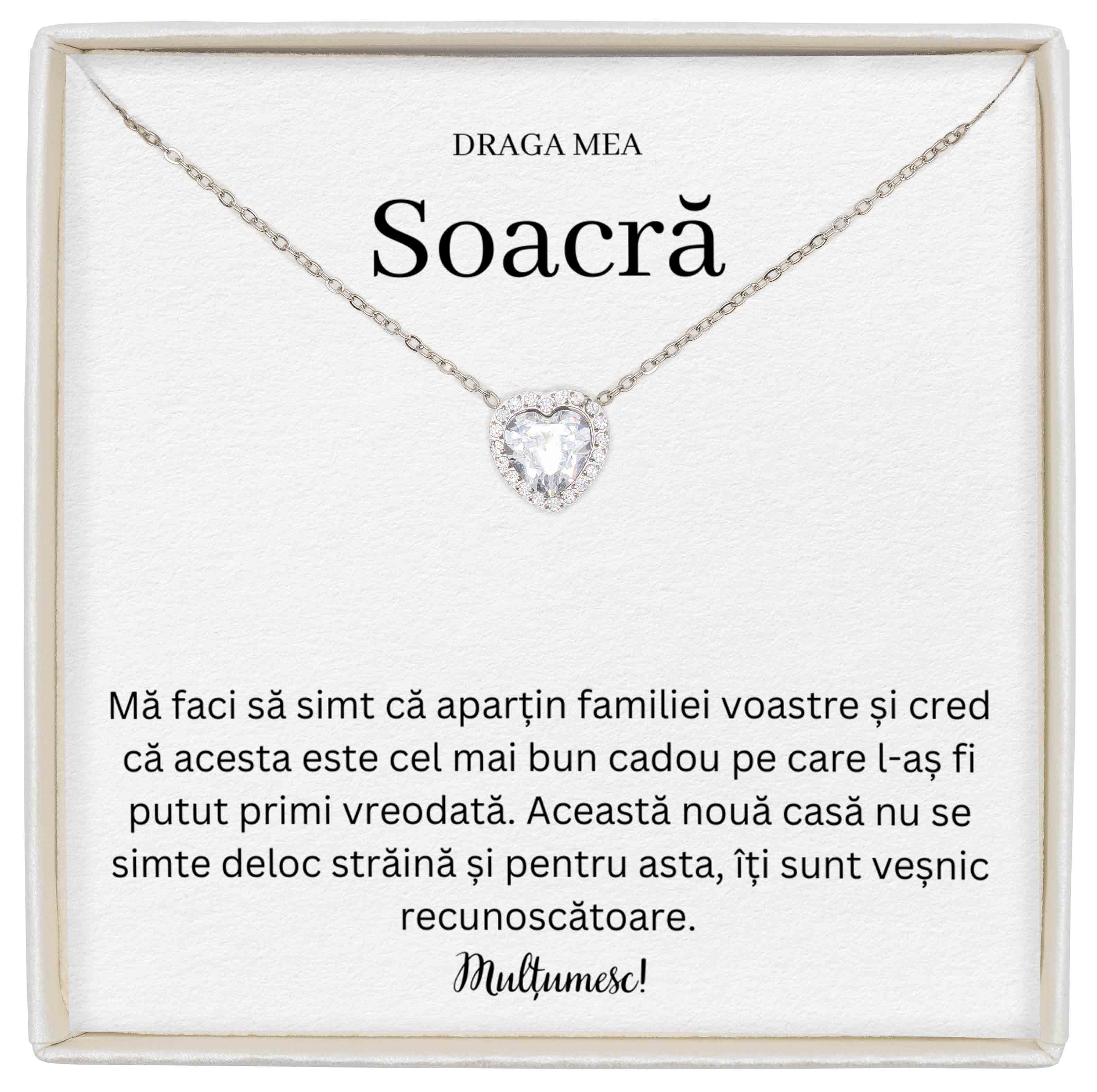 Colier Forever Yours - Pentru Soacră - Aparțin Familiei