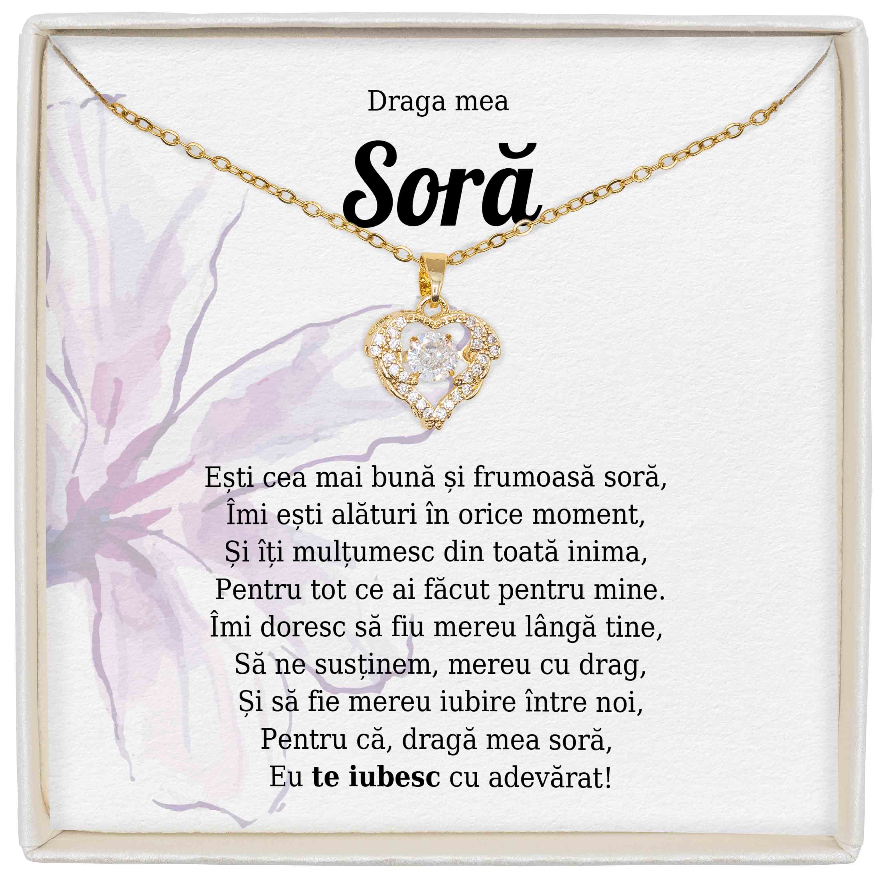 Colier True Love - Pentru Soră - Cea Mai Bună