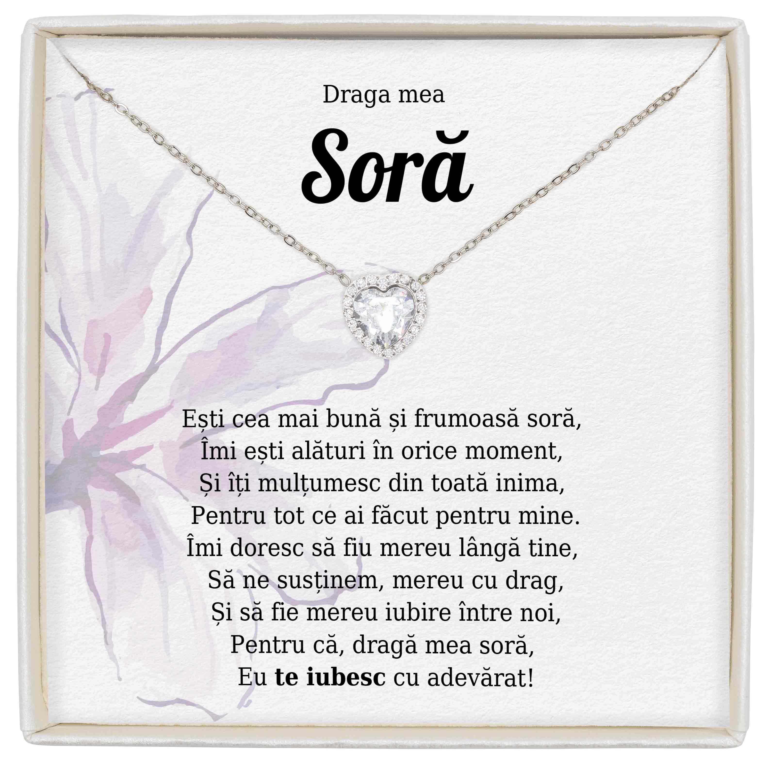 Colier Forever Yours - Pentru Soră - Cea Mai Bună
