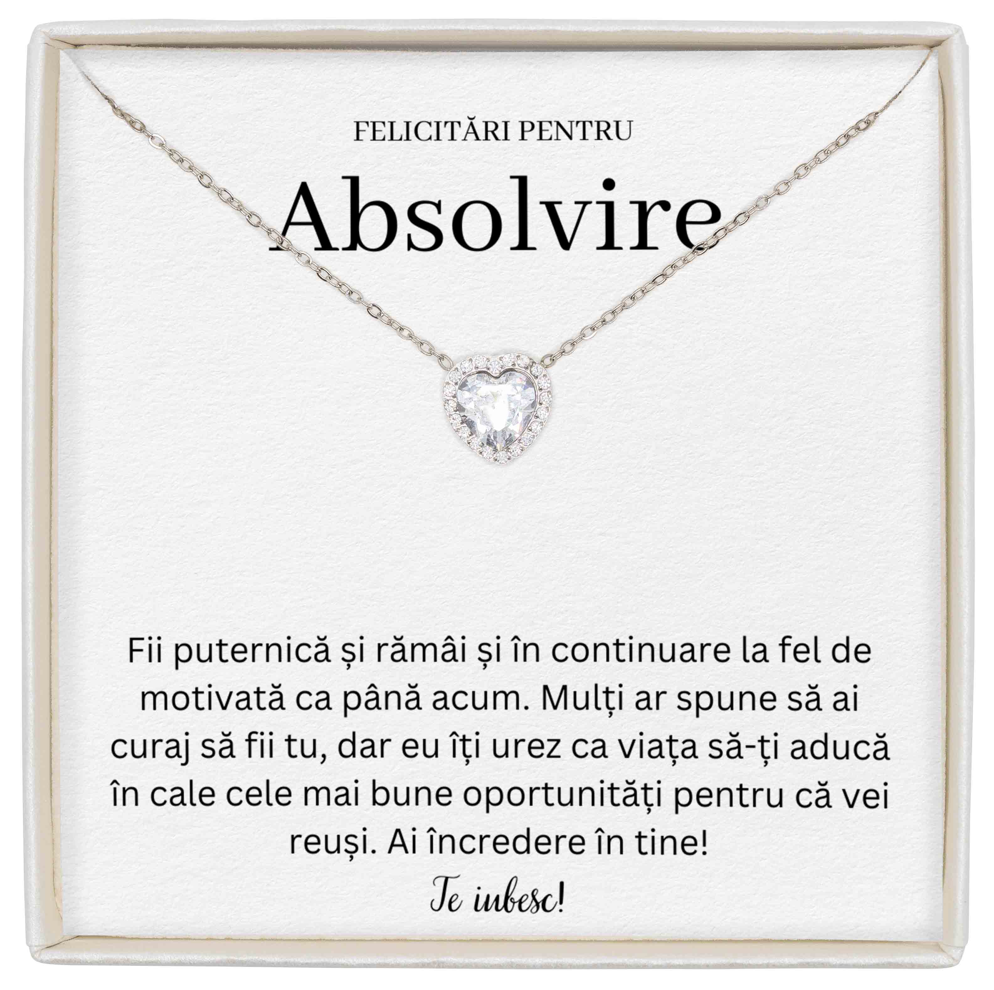 Colier Forever Yours - Pentru Absolvire - Fii Puternică