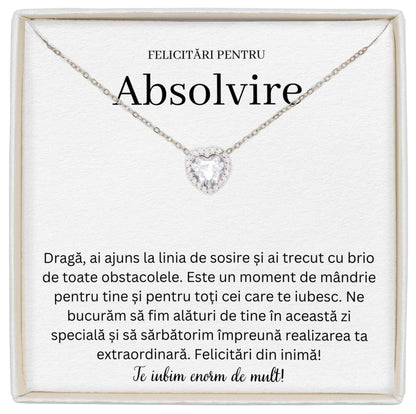 Colier Forever Yours - Pentru Absolvire - Linia De Sosire