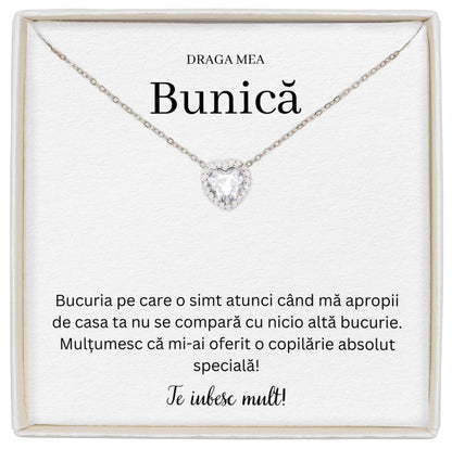 Colier Forever Yours - Pentru Bunică - Mulțumesc