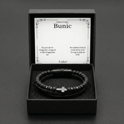 Brățară Piele - Pentru Bunic
