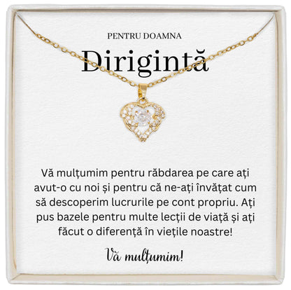 Colier True Love - Pentru Dirigintă - Vă Mulțumim