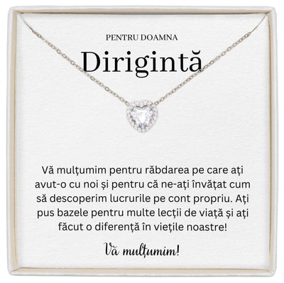 Colier Forever Yours - Pentru Dirigintă - Vă Mulțumim