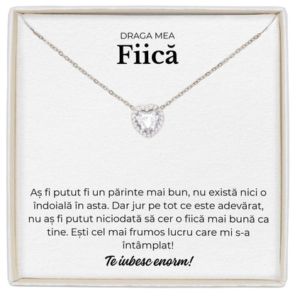 Colier Forever Yours - Pentru Fiică - Aș Fi Putut Fi Un Părinte Mai Bun