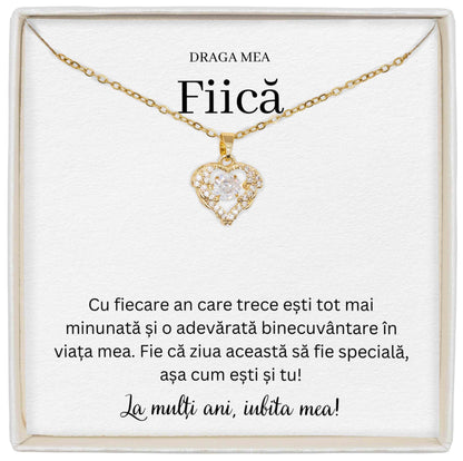 Colier True Love - Pentru Fiică - Cu Fiecare An