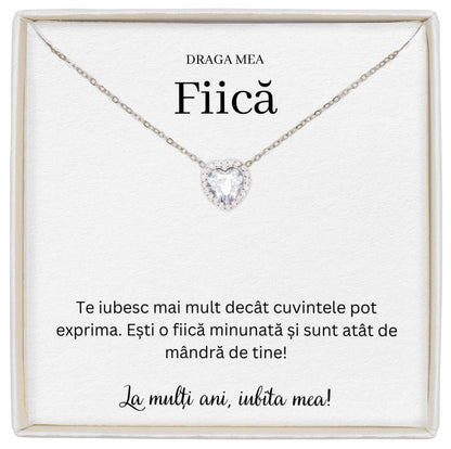 Colier Forever Yours - Pentru Fiică - Te Iubesc
