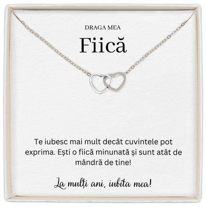 Colier Soulmate Spark - Pentru Fiică - Te Iubesc