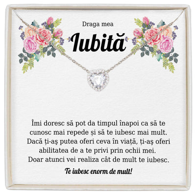 Colier Forever Yours - Pentru Iubită - Cât De Mult Te Iubesc