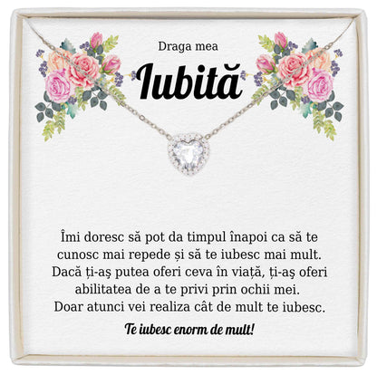 Colier Forever Yours - Pentru Iubită - Cât De Mult Te Iubesc