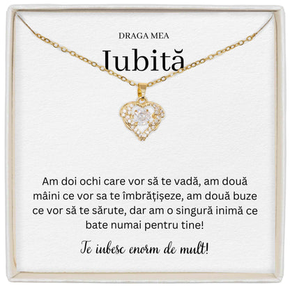 Colier True Love - Pentru Iubită - O Singură Inimă
