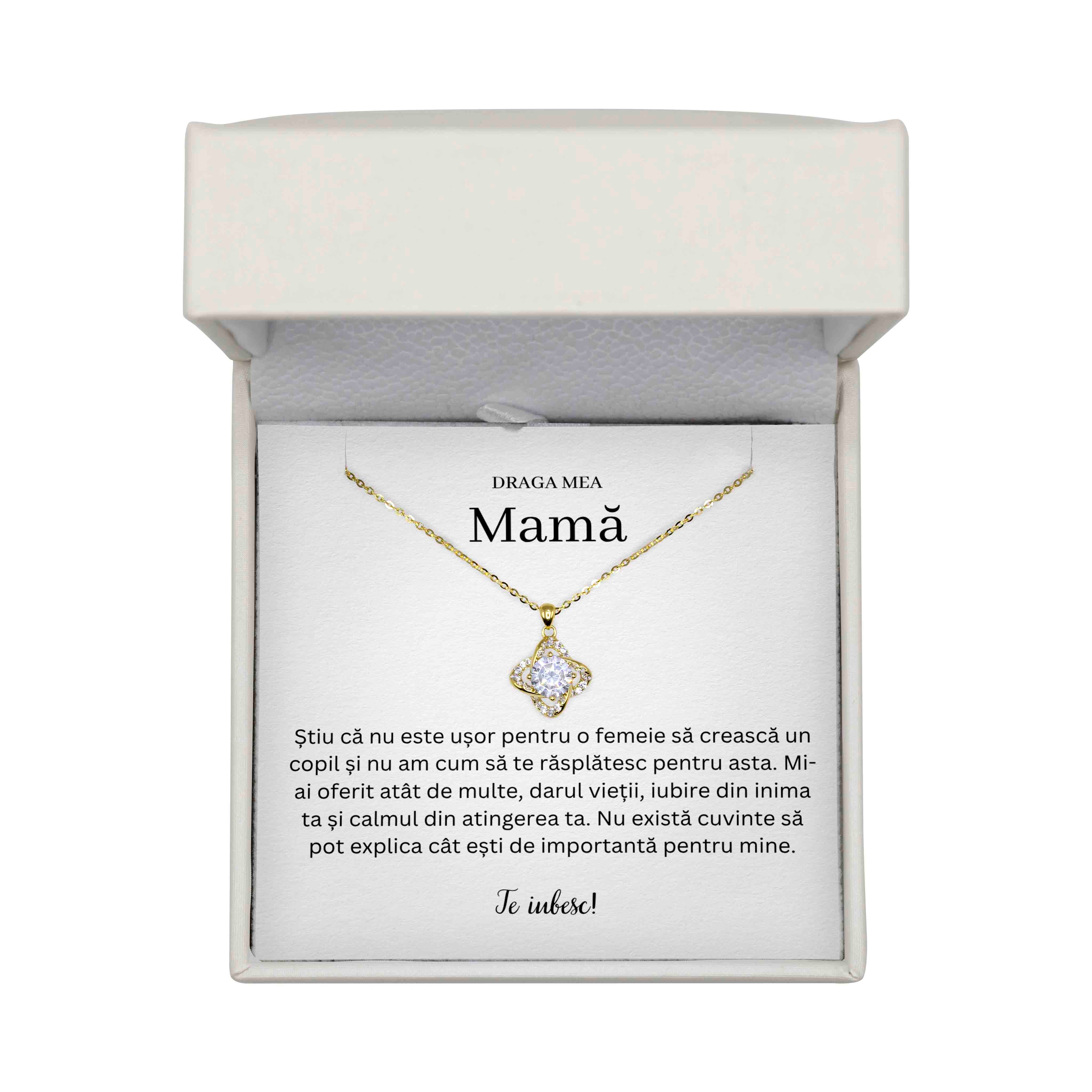 Colier Love Knot - Pentru Mamă