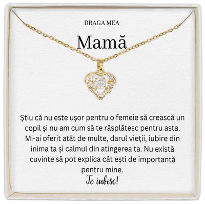 Colier True Love - Pentru Mamă - Știu Că Nu Este Ușor