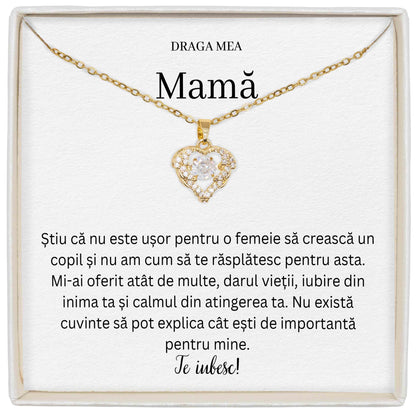 Colier True Love - Pentru Mamă - Știu Că Nu Este Ușor