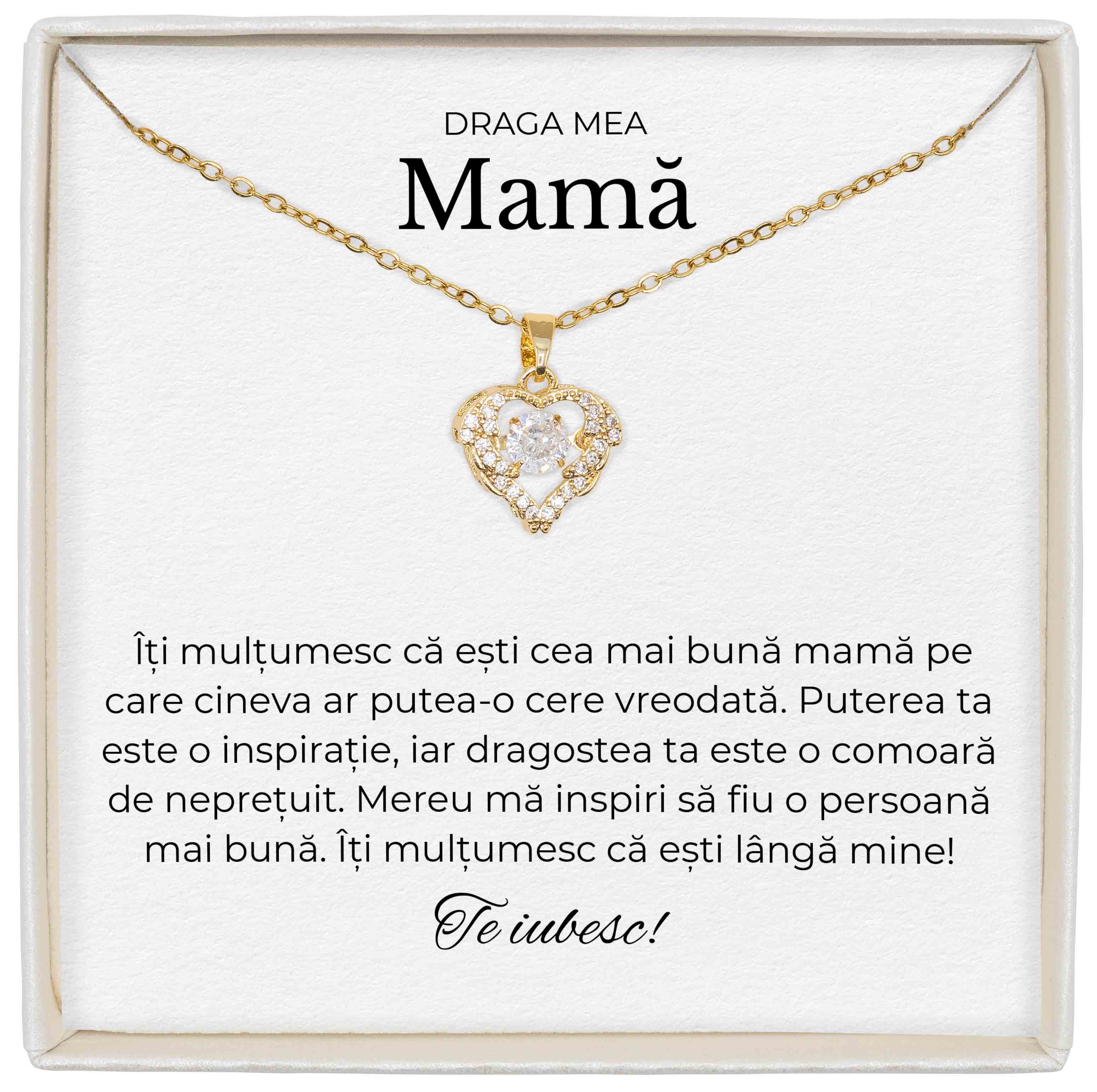 Colier True Love  - Pentru Mamă - Îți Mulțumesc