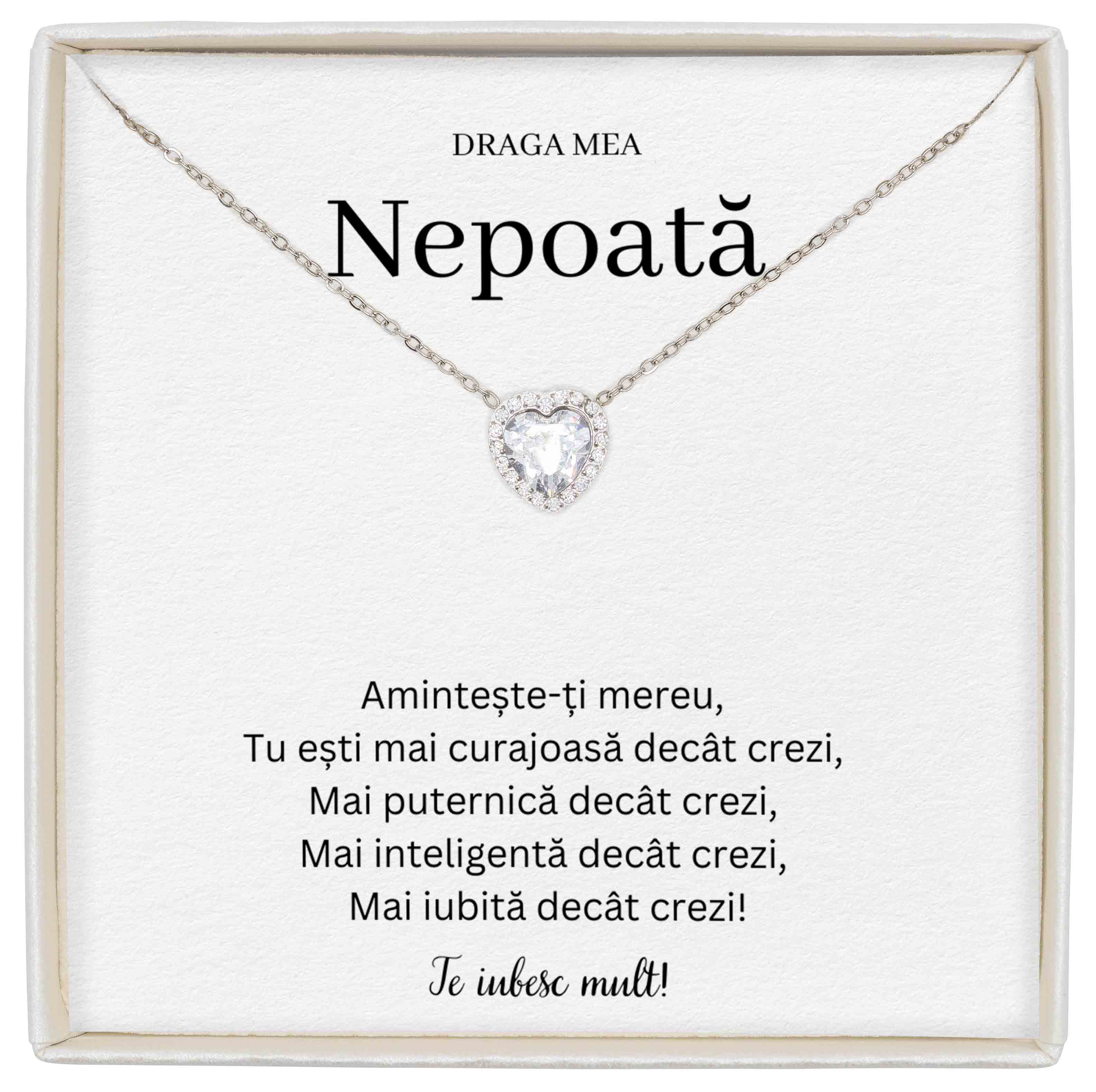 Colier Forever Yours - Pentru Nepoată - Amintește-ți Mereu