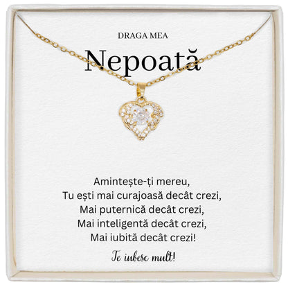 Colier True Love - Pentru Nepoată - Amintește-ți Mereu