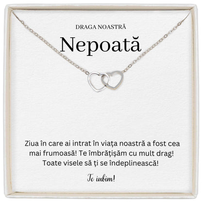 Colier Soulmate Spark - Pentru Nepoată - Te Îmbrățișăm