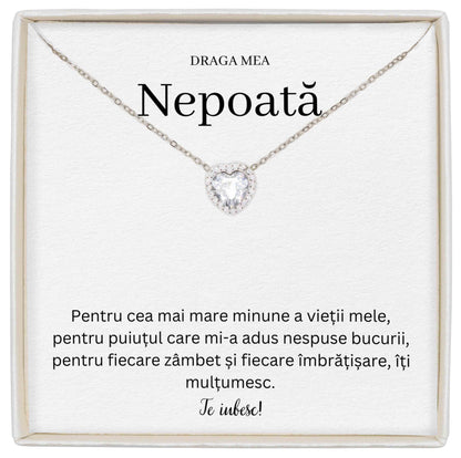 Colier Forever Yours - Pentru Nepoată - Cea Mai Mare Minune