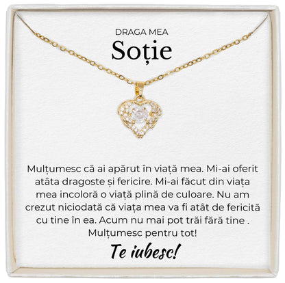 Colier True Love  - Pentru Soție - Mulțumesc