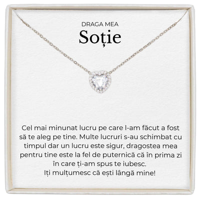 Colier Forever Yours - Pentru Soție - Cel Mai Minunat Lucru