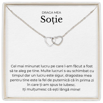 Colier Soulmate Spark cadou pentru soție