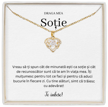 Colier True Love  - Pentru Soție - Vreau Să-ți Spun