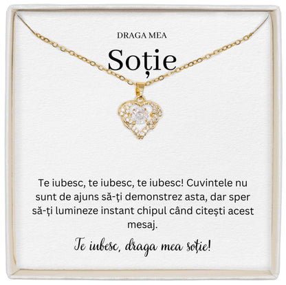 Colier True Love  - Pentru Soție - Te Iubesc