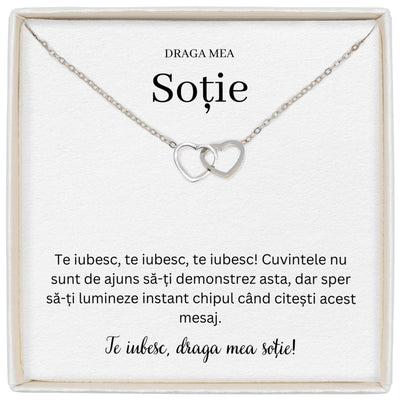 Colier Soulmate Spark - Pentru Soție - Te Iubesc