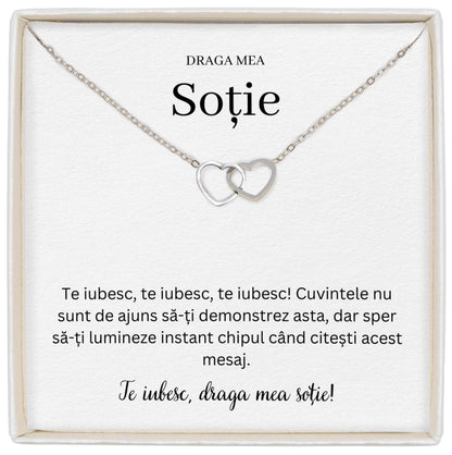 Colier Soulmate Spark - Pentru Soție - Te Iubesc