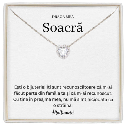 Colier Forever Yours - Pentru Soacră - Ești O Bijuterie