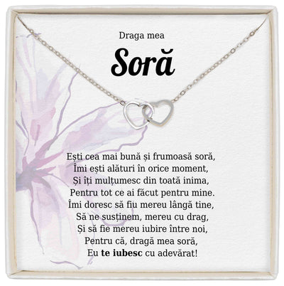 Colier Soulmate Spark cadou pentru soră