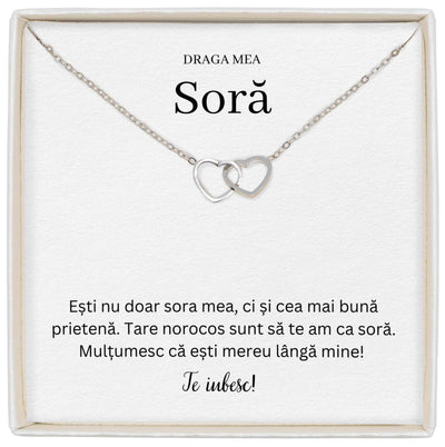 Colier Soulmate Spark cadou pentru soră