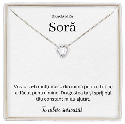 Colier Forever Yours - Pentru Soră - Sprijinul Tău